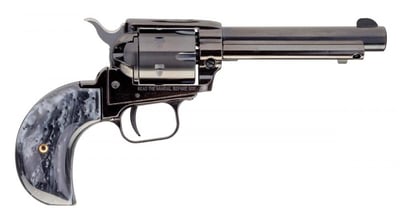 Heritage Rough Rider .22 LR/ .22 WMR 4.75" Revolver with Black Pearl Grips, Blued - $119.99 