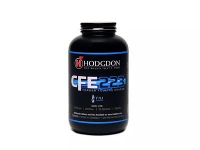 Hodgdon CFE 223 Rifle Smokeless Reloading Powder - 1 lb. - $39.99 (Free Pickup in Store or $24 Additional Shipping Charge)