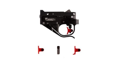 Timney Triggers Calvin Elite Adjustable Trigger, Black/Red Shoe, Actualn - $251.67 (Free S/H over $49 + Get 2% back from your order in OP Bucks)