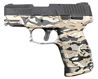 Taurus G3c Camo/Flat Dark Earth 9mm 3.2" Barrel 12-Rounds 3 Mags - $263.99