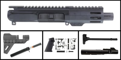 Davidson Defense 'Grackle' 4" AR-15 9MM Nitride Pistol Full Build Kit - $319.99 (FREE S/H over $120)