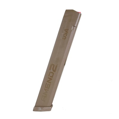 Amend2 A2-Stick Glock-Compatible Double Stack 9mm Luger FDE 34-Round Stick Magazine - $6.99