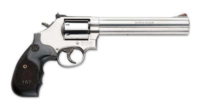 Smith & Wesson 686 Plus Single/Double 357 Magnum 7" Barrel 7 Rnd Wood Grip Stainless Steel - $799.99 ($724.99 after $75 MIR) 