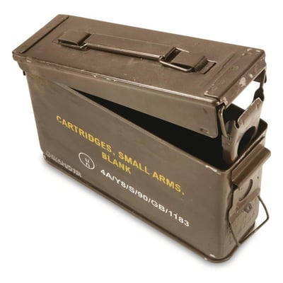 British Military Surplus H84MK1 7.62 Blank Cartridge Ammo Can, Like New - $16.64 (Buyer’s Club price shown - all club orders over $49 ship FREE)