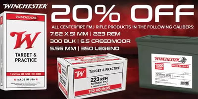 Winchester Target Rifle Ammo Rebate 2023