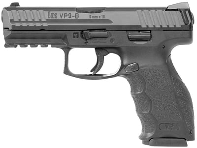 HK VP9 9mm, 4" Barrel, Black Frame, Night Sights, Button Mag Release, 10rd - $692.18 (Add To Cart) (Free S/H on Firearms)