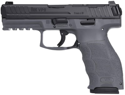 HK USA VP9 9mm 4.1" barrel 17rd Optic Ready Grey/Black - $649.99 