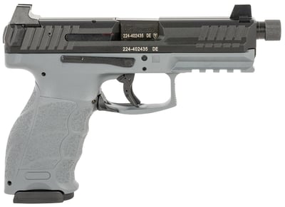 HK USA VP9 Tactical 9mm 4.7" 17rd Pistol w/ Night Sights & Threaded Barrel Black Grey - $854.99