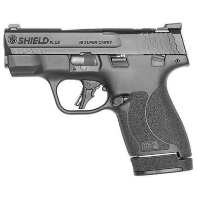 Smith & Wesson M&P Shield Plus Optics Ready 30 Super Carry 3.10" 13+1rd/16+1rd Manual Thumb Safety - $269.99 
