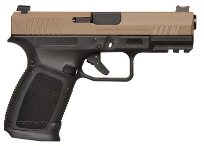 G-Force RPX9 Exodus Flat Dark Earth 9mm 4.02" Barrel 15-Rounds - $221.99 ($19.99 S/H on Firearms / $15.99 Flat Rate S/H on ammo)