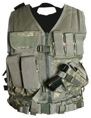 VISM by NcStar Tactical Vest/Digital Camo Acu ,adjustable small/medium (CTV2916D) - $46.95 shipped (Free S/H over $25)