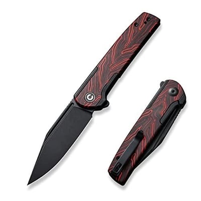 CIVIVI Cachet Folding Pocket Knife, 3.48 inch 14C28N Blade Stainless Steel With G10 Inlay Handle - $49.99 (Price reflected at checkout) (Free S/H over $25)