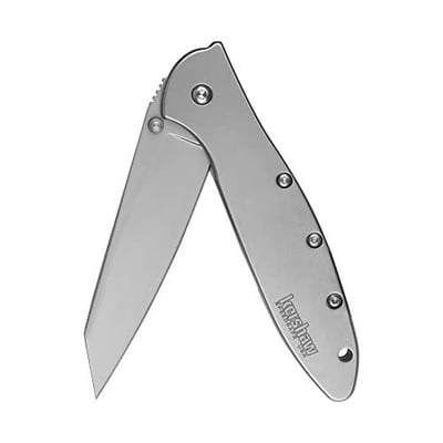 Kershaw Random Leek, 3 inch Sandvik 14C28N Stainless Steel Blade, SpeedSafe Opening, Reverse Tanto, 1660R - $44.47 (Free S/H over $25)