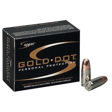 Speer Gold Dot Personal Protection 45 ACP Ammunition 230 Grain JHP Nickel Plated Centerfire 20 Rounds - $21.99
