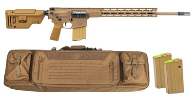 PSA Sabre-10A2 "Super Sass" Forged 20" .308 5R Rifle w/15"Sabre Lock up rail, B5 CPS Stock, 3 Mags, and Bag - FDE - $1549.99 + Free Shipping