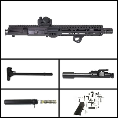 Davidson Defense 'Wroxxow' 10.5-inch AR-15 .223 Nitride Pistol Full Build Kit - $389.99 (FREE S/H over $120)