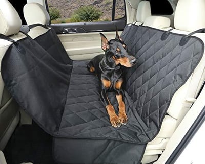 4Knines Dog Seat Cover with Hammock - Heavy Duty, Non Slip, Waterproof (Black, Gray, Tan) - $59.99 (Free S/H over $25)