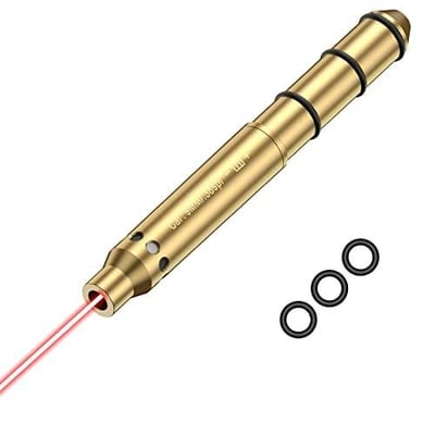 Tipfun Bore Sight 9mm/.38spl Cal Red Laser Boresighter End Barrel Easy to Fit Revolvers Pistols Rifle and Air Guns - $8.99 After Code:"L965UKZL" (Free S/H over $25)