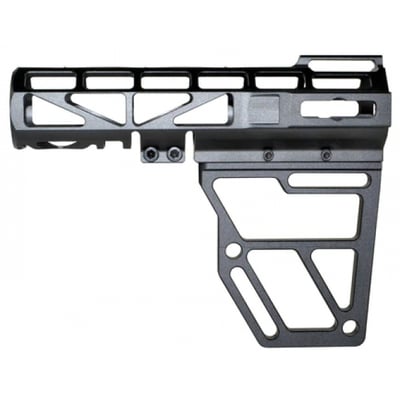 AR Skeletonized Pistol Arm Brace, Black Anodized Aluminum - $34.95