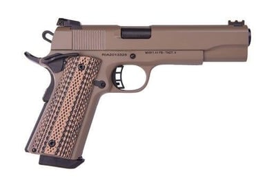 Rock Island Armory Rock Ultra Flat Dark Earth 10mm 5-inch 8Rds - $599.99 ($9.99 S/H on Firearms / $12.99 Flat Rate S/H on ammo)