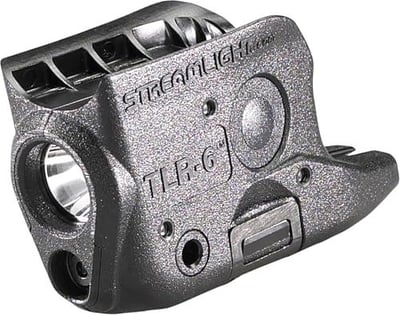 Streamlight TLR-6 100-Lumen Tactical Weapon Light with Integrated Red Aiming Laser Designed Exclusively and Solely for M&P Shield and M&P Shield Plus, 9mm/.40 Only, Black - $107.02 + FREE Shipping