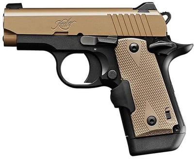 Kimber Micro 380 ACP 2.75" 7rd Pistol w/ Night Sights & Crimson Trace LaserGrips Desert Tan - $649.99 (LogIn Price) 