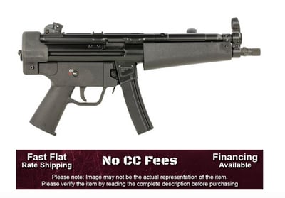 SALE PRICE TODAY ONLY PTR 604 9CT Classic 9mm Luger 20+1 9" Black Nitride 3-Lug Threaded Barrel, Black Plastic Handguard, Black Polymer Grips Includes 2 Magazines, Cable Lock, Single Point Bungee Sling - $1299.95