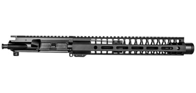 BG 10.5" 300 BLK Upper Receiver - Black FLASH CAN 12" M-LOK Without BCG & CH - $157.56 after code "UPPER23" 