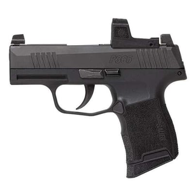 SIG SAUER P365 380 ACP 3.1" 10rd Pistol w/ RomeoZero Elite Red Dot & Siglite Night Sights - Black - $679.99 (Free S/H on Firearms)