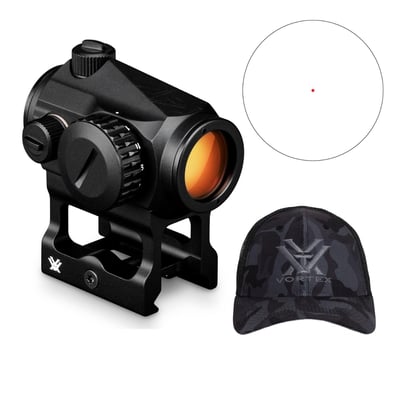 Vortex Crossfire Red Dot Sight (2 MOA Dot Reticle) and Cap Bundle - $144 w/code "FOCUS5" (Free 2-day S/H)