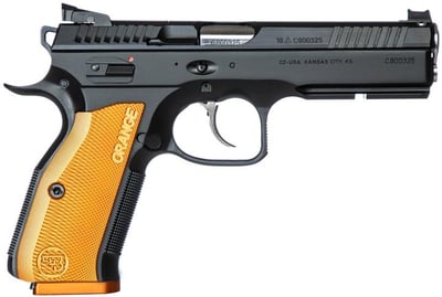 CZ Shadow 2 9mm 4.89" Barrel 17-Rounds Orange Grips - $1564.99 