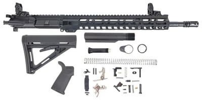 PSA 16" 5.56 NATO 1:7 Mid-length Nitride 13.5" Lightweight M-Lok MOE 2-Stage Precision Rifle Kit w/ MBUS Sight Set - $479.99 + Free Shipping