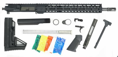 Ghost 16 Inch 5.56 Rifle Build Kit in Black - 14 inch Free Float M-LOK Rail - $439.95.00