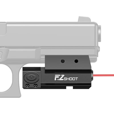 40% off EZshoot Pistol Laser Sight, Rechargeable Red/Green Laser Sight for Pistol, Low Profile Laser for Gun Compatible with 21MM Picatinny Rail with Ambidextrous Switches w/code L4RXFRNO - $11.39 + FREE Shipping