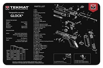 TekMat Glock Gun Cleaning Mat, Black - $9.49 + FREE Shipping