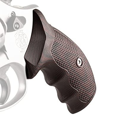 VZ Grips Smith & Wesson K/L-Frame Tactical Diamond Gun Grip Round Bottom, Superior Comfort, Superior Control, Made in The USA, Black Cherry, 2 Panels - $79 + FREE Shipping