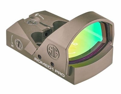 Sig Sauer SOR1P103 Romeo1Pro, 6 MOA, 1.0 MOA Adjust, Steel Shroud - FDE - $234.64 (Free S/H over $49 + Get 2% back from your order in OP Bucks)