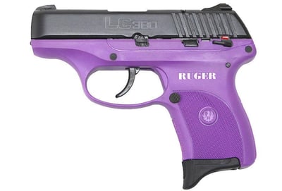 RUGER LC380 380ACP PURPLE PISTOL LADY LILAC - $355.94 (Free S/H on Firearms)
