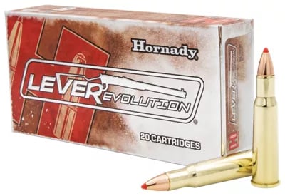 Hornady LEVERevolution Rifle Ammo - .45 Colt Caliber - 225 Grain - 20 Rounds - $30.99 (Free S/H over $50)