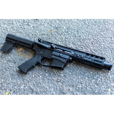 AR-9 4.5" Slick Side Pistol Upper w/ Flash Can, BCG and CH - $289.95