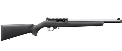 Ruger 10/22 Hogue Overmold Stock 22LR Rifle 16.12" T.B. Black, Ghost Ring/Blade Sight 1-10rd - $364 (Free S/H on Firearms)