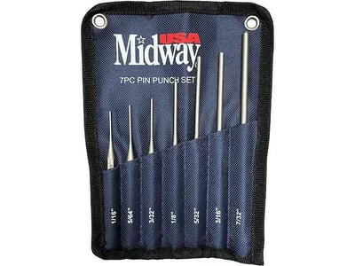 MidwayUSA Roll Pin Punch Set - $11.24 (Free Shipping on $100+ Orders)
