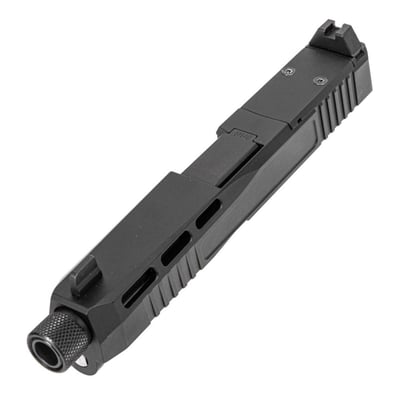 PSA Dagger Complete SW2 RMR Extreme Carry Cut Slide Assembly With Threaded Barrel, Black DLC (Rear Sight Rear) - $189.99 