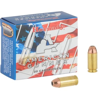 Hornady XTP American Gunner .40 S&W 180-Grain Handgun Ammunition 20 rounds - $12.74 (Free S/H over $25, $8 Flat Rate on Ammo or Free store pickup)