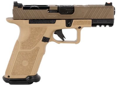 ZEV TECHNOLOGIES OZ9c Elite 9mm 17rd Semi-Auto Pistol w/ X Grip - FDE - $1182.36 (FREE Shipping on Firearms)