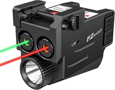 EZshoot Dual Laser 700 Lumens Pistols Light Compatible with Glock Rechargeable - $33.59 w/code "C76OFQ7M" + FREE Shipping