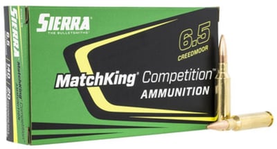 Sierra MatchKing 6.5 Creedmoor 140 gr Ammo SMBTHP 20rds - $22.99 