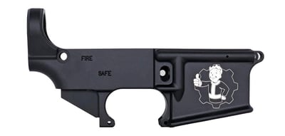 "Fallout" Limited Edition AR15 Anodized 80% Lower Receiver - Fire / Safe Engraving - Optional Engravings - $54.75
