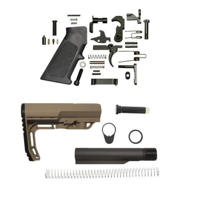 MFT BATTLELINK Minimalist AR-15 Lower Build Kit - SDE - $95.96 