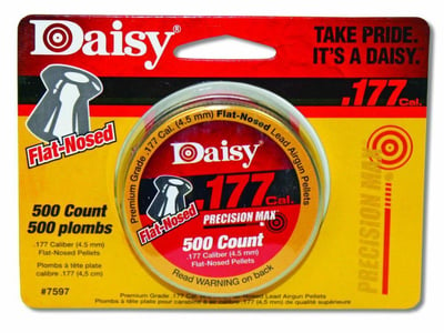 Preorder - Daisy 177 Cal. Flathead Pellets 500 ct - $2.62 + Free S/H over $49 (Free S/H over $25)